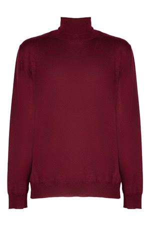 Bordeaux virgin wool jumper MAURO GRIFONI | GV110001120156